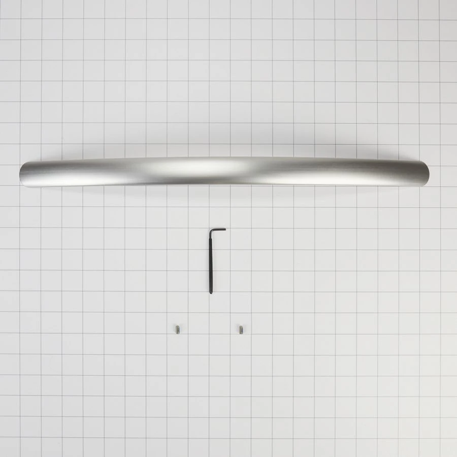 Dishwasher Door Handle Assembly - Arch Ii, Stainless Steel Front Mount Design For Post September 2010 Models W10195738A