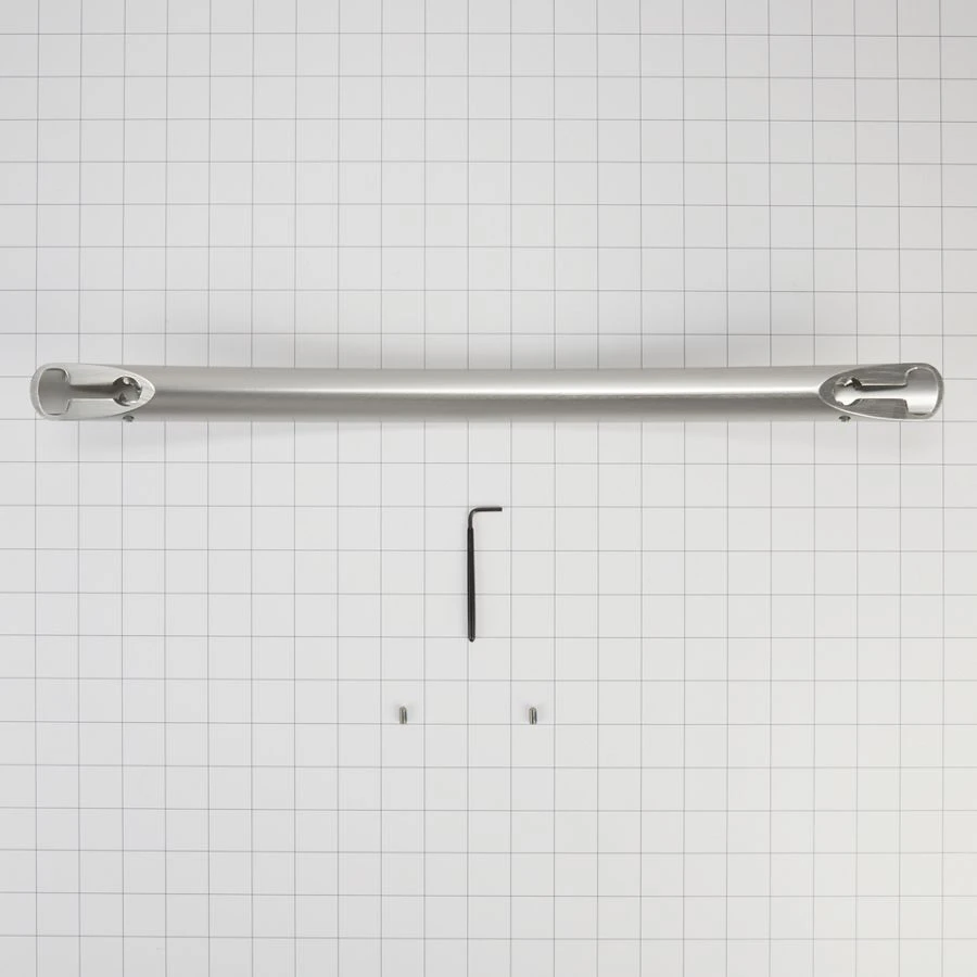 Dishwasher Door Handle Assembly - Arch Ii, Stainless Steel Front Mount Design For Post September 2010 Models W10195738A
