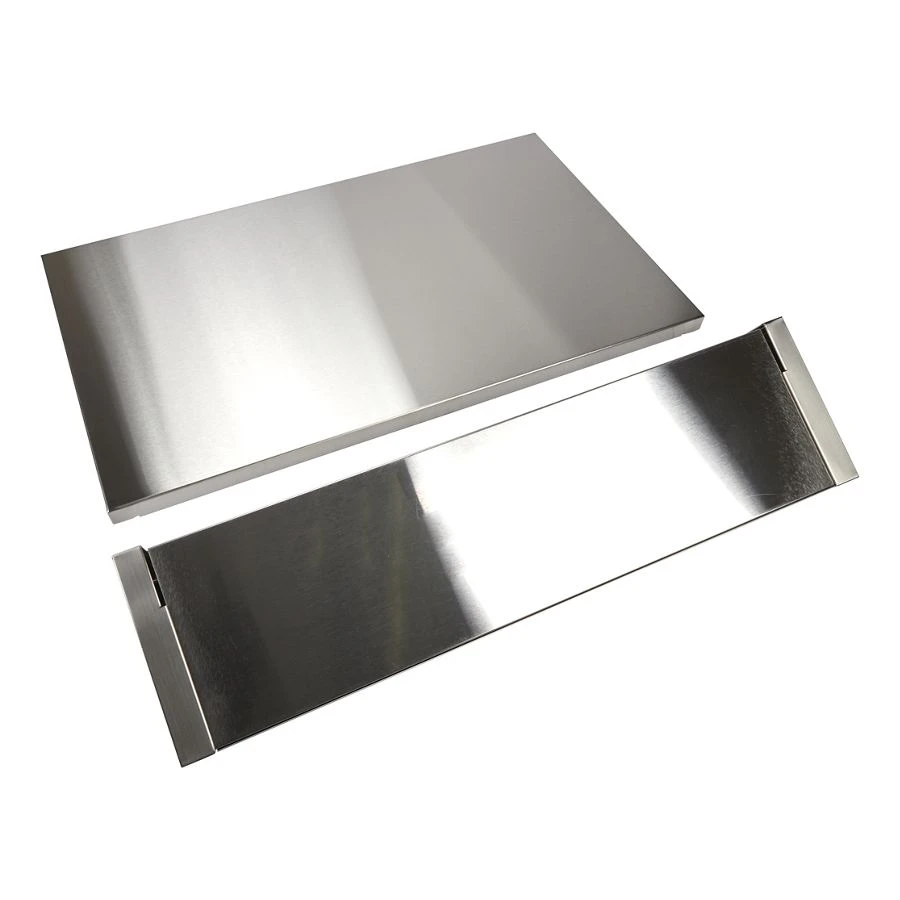 Stainless Steel Backsplash with Dual Position Shelf, measures 36" W x 22" H - for 36" Range or Cooktop W10225949