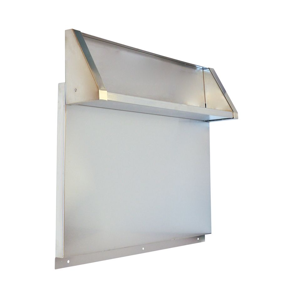 Stainless Steel Backsplash With Dual Position Shelf, Measures 36" W X 22" H - For 36" Range Or Cooktop W10225949