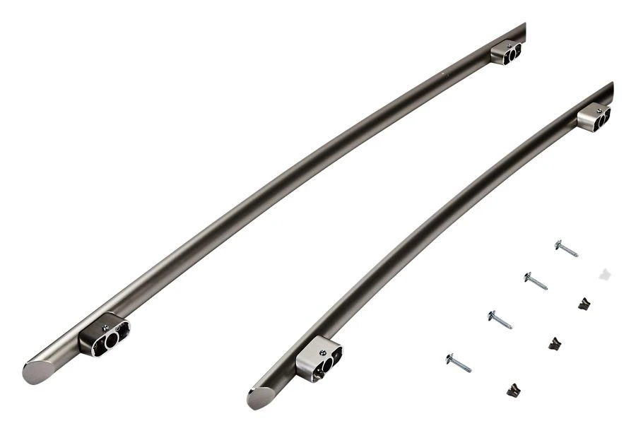 Refrigerator Euro-Style New Handle Kit for Built-In, Non-Dispensing Bottom Mount Models with Wood Panels - Stainless Steel W10250638