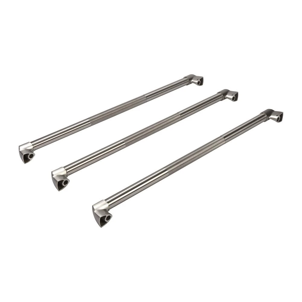 Refrigerator Euro-Style Handle Kit for FDBM, Non-Dispensing Models with Wood Panels - Stainless Steel W10250642