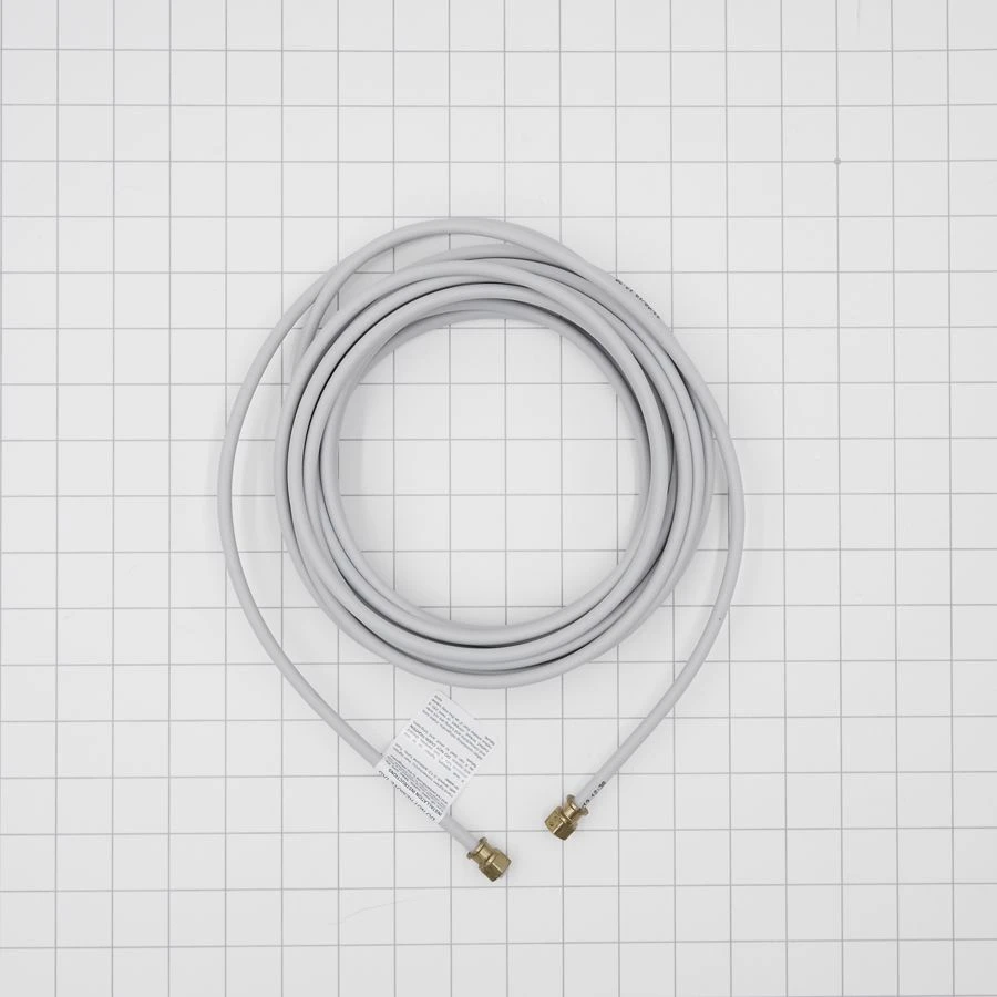 Refrigerator Water Line Installation Kit, Gray, with 25' of PEX tubing and 1/4" fittings for ice and water hook up W10267701RP