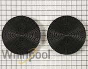 2-Pack Charcoal Range Hood Filters for Various Models - jxw0330w and uxt5536aa W10272068