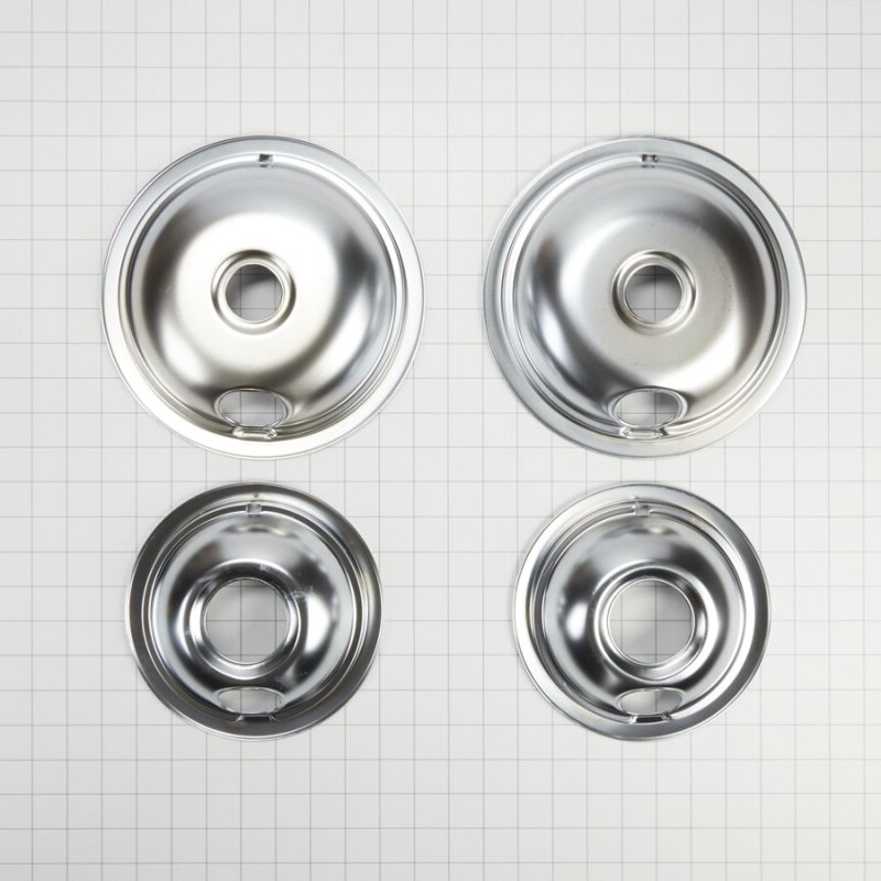 Round Electric Range Burner Drip Bowls, Set of 4 W10278125