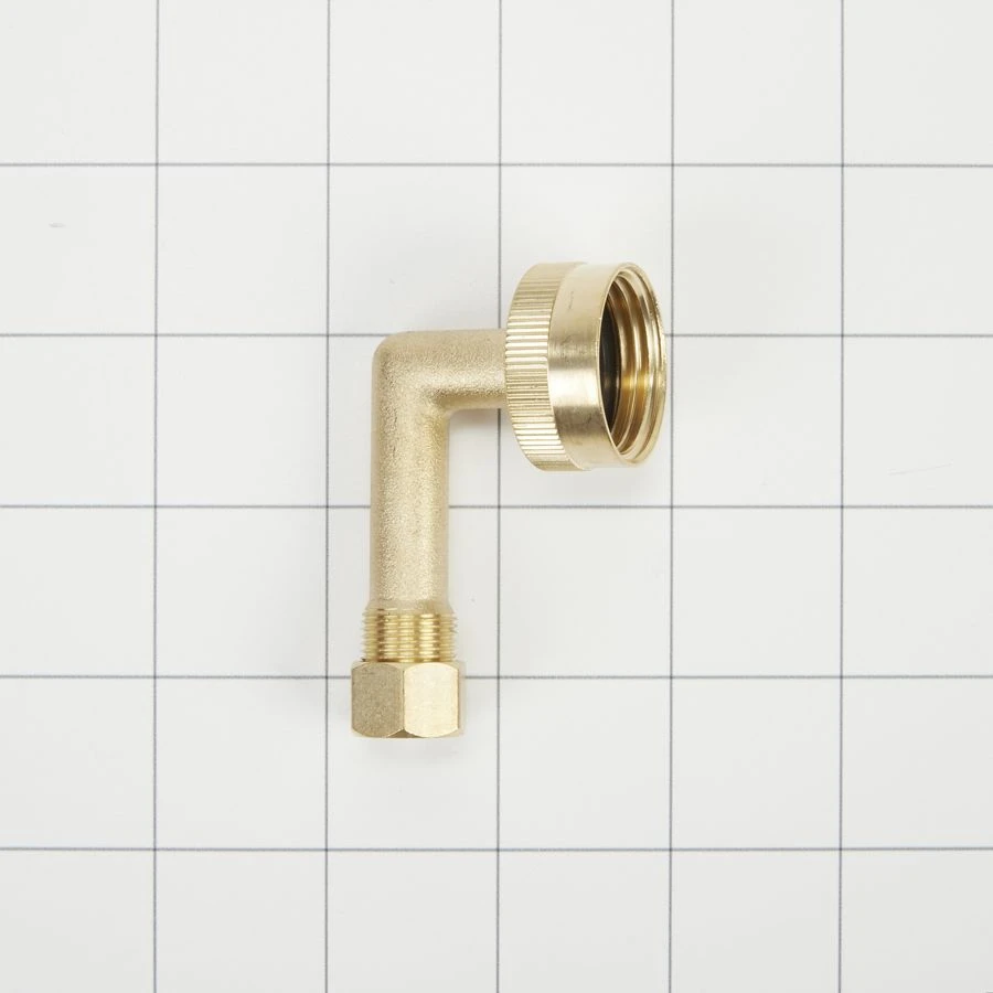 Dishwasher Water Line Installation Kit with 6' hose, 3/8" x 3/8" NPT male compression elbow, 3/4" x 3/8" brass gooseneck W10278635RP
