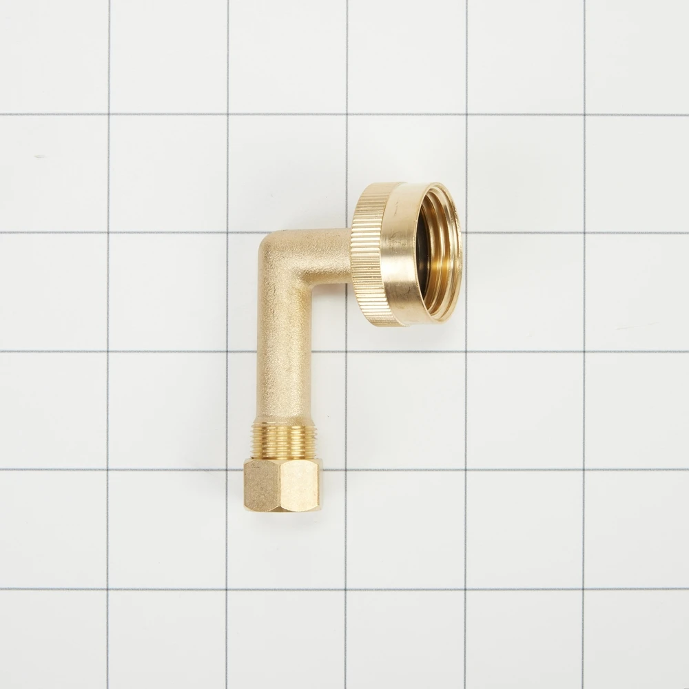 Dishwasher Water Line Installation Kit With 6' Hose, 3/8" X 3/8" Npt Male Compression Elbow, 3/4" X 3/8" Brass Gooseneck W10278635RP