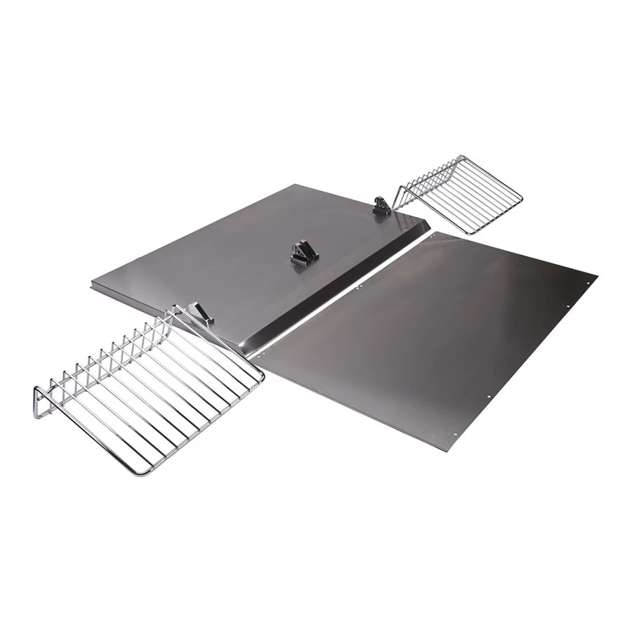 30" Range Hood Backsplash Kit With Dual Position Shelf, Stainless Steel, Fits Jxw9030kwp And Jxu9130wp, Size: 20" H W10285447