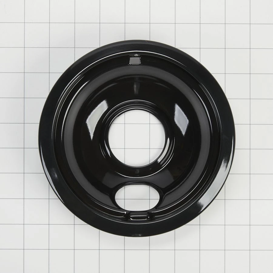 Range Electric/Cooktop 4-Pack Round Drip Bowls (Two 6-IN and Two 8-IN) - Black for Non-Hinged, 2-Wire Plug Cooking Elements W10288051