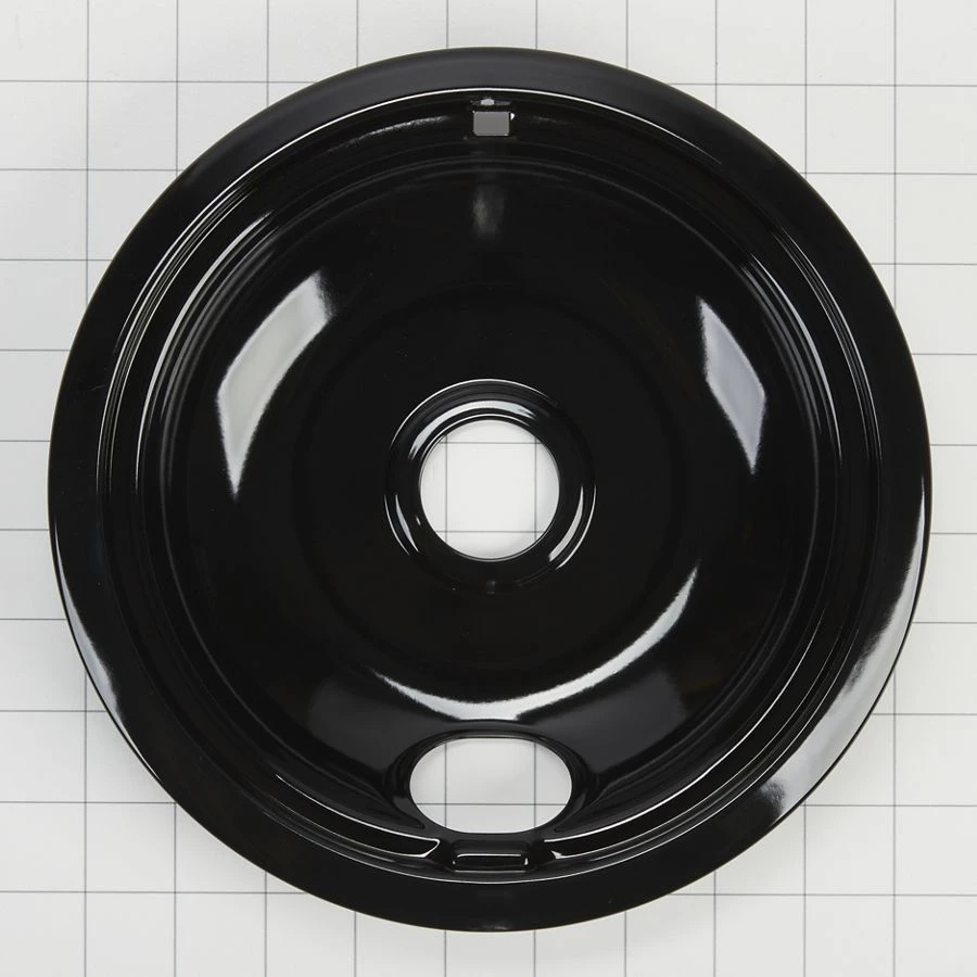 Range Electric/Cooktop 4-Pack Round Drip Bowls (Two 6-IN and Two 8-IN) - Black for Non-Hinged, 2-Wire Plug Cooking Elements W10288051