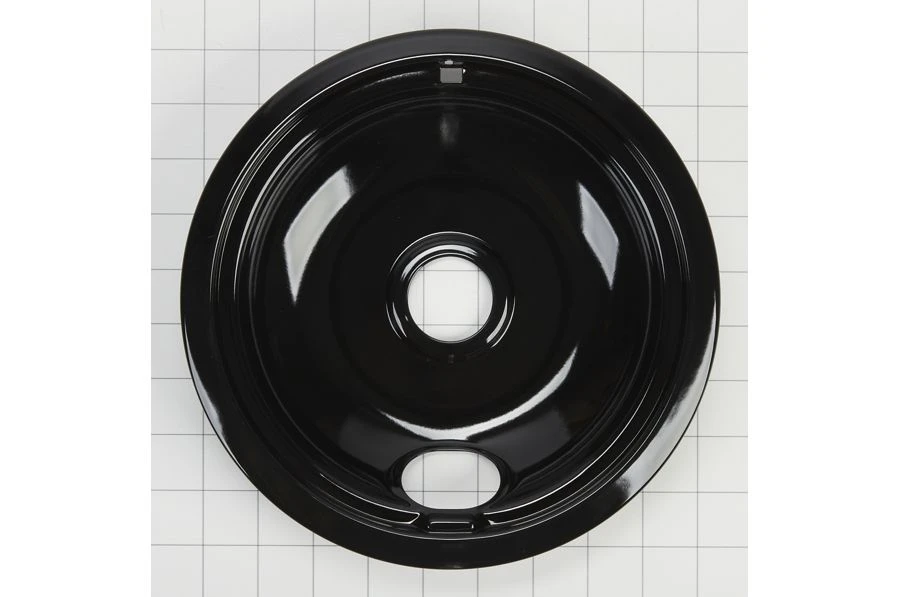 Range Electric/Cooktop 4-Pack Round Drip Bowls (Two 6-IN and Two 8-IN) - Black for Non-Hinged, 2-Wire Plug Cooking Elements W10288051