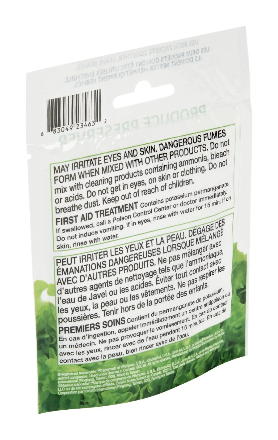 Produce Preserver Replacement Filters to Extend Freshness of Produce up to 4 Days Longer W10346771A