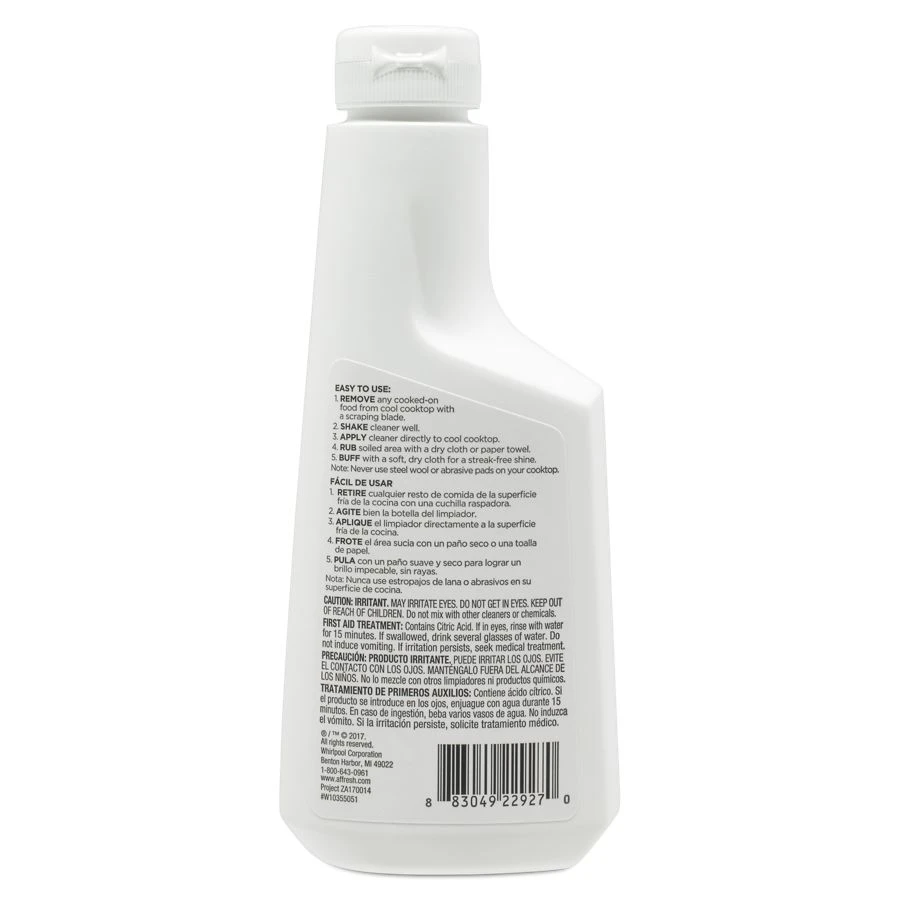 Affresh Cooktop Cleaner W10355051