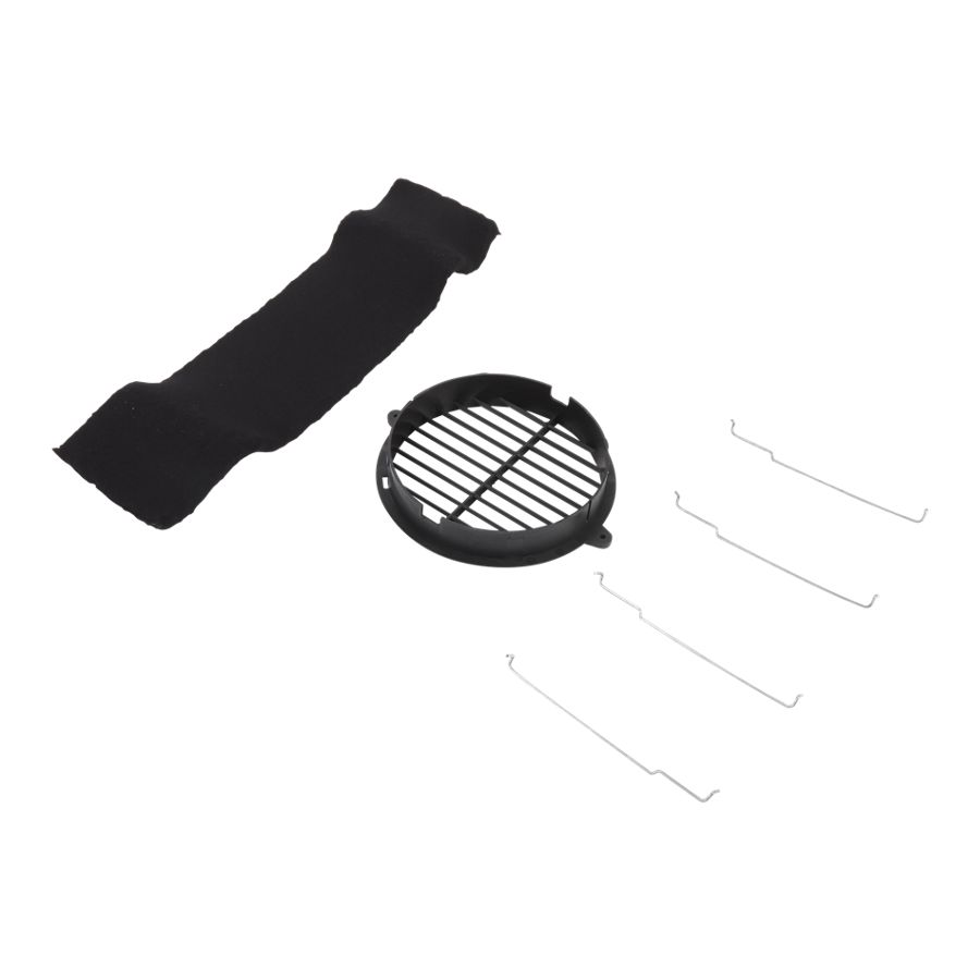 30" Range Hood Recirculation Kit With (1) Charcoal Filter, (1) Black Vent Cover And (4) Mounting Brackets W10356918