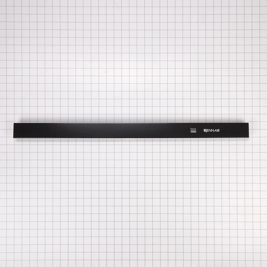 30" Range Downdraft Vent Top Trim, Black, fits JXD7030YS W10387676