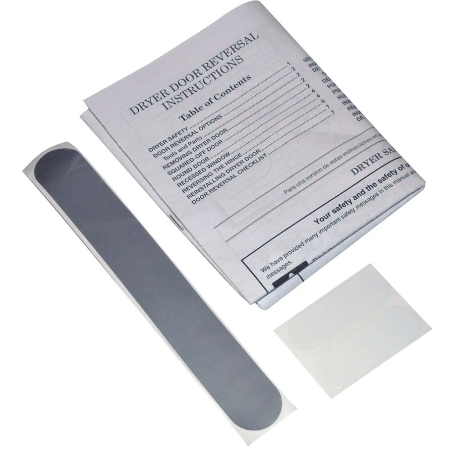 Dryer Door Reversal Kit for compact front load, WE/GD#Y models W10406955