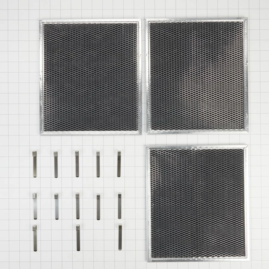 Range Hood Charcoal Replacement Filter Kit For Models Ih6302ys, Ihw6302yb, Ihw7302ys (includes 3 Filters And 12 Clips) W10412939