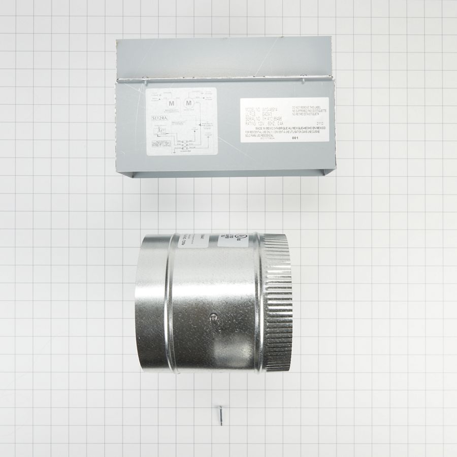 Range Hood Air Kit, 10" Round, Size: 3/4" X 10", Ventilation Greater Than 400 Cfm W10446914