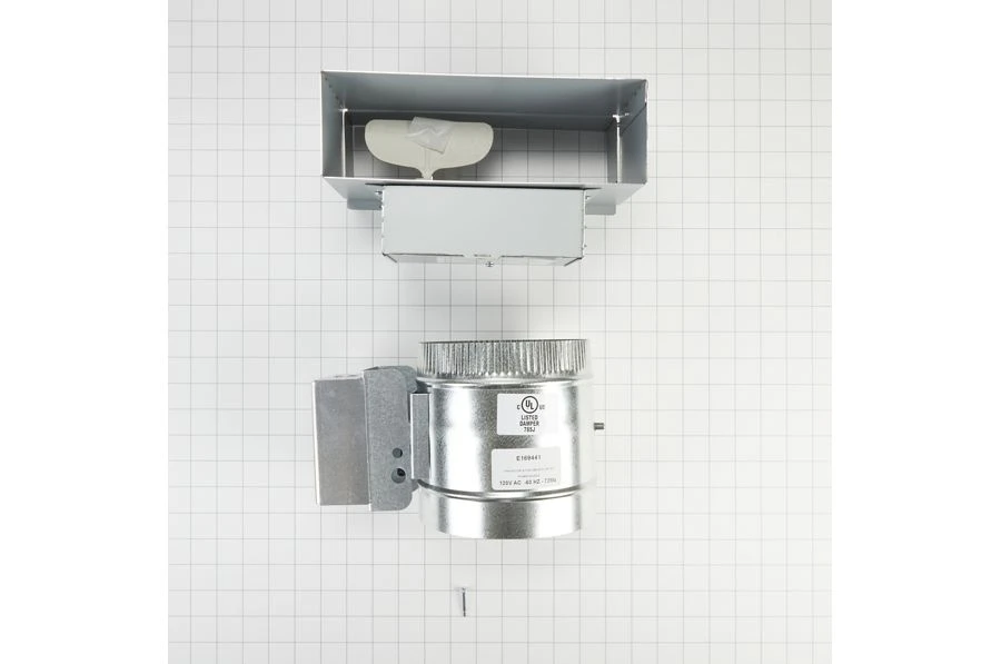 Range Hood Air Kit, 10" Round, Size: 3/4" x 10", ventilation greater than 400 CFM W10446914