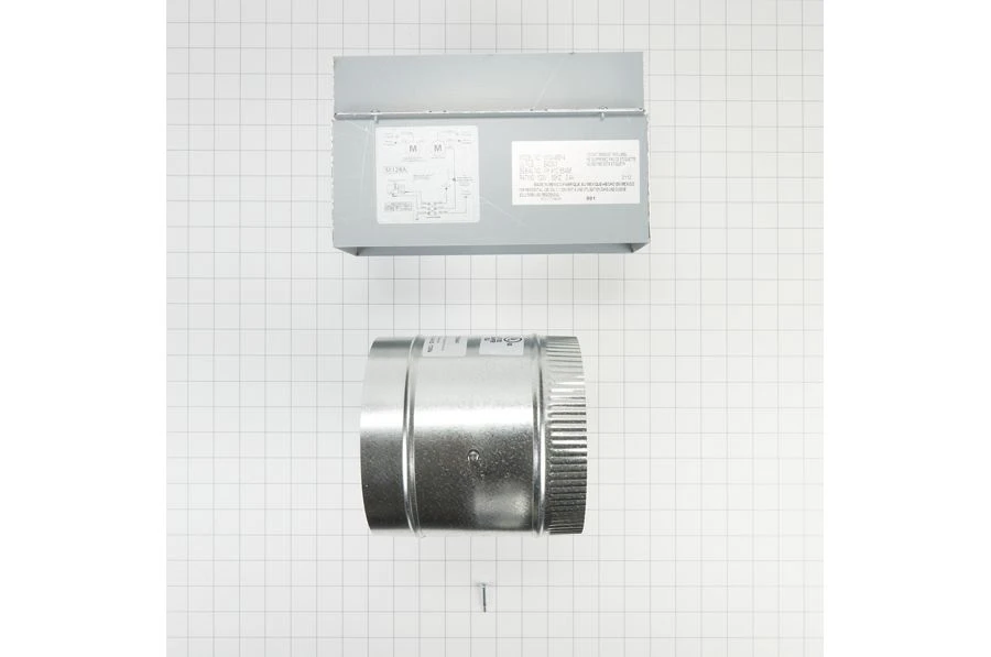 Range Hood Air Kit, 10" Round, Size: 3/4" x 10", ventilation greater than 400 CFM W10446914
