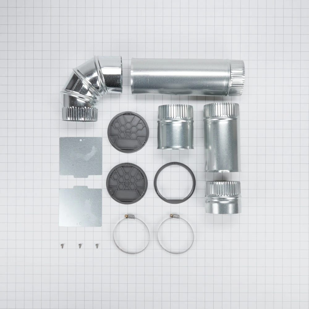 Dryer 4-way Side Vent Kit For Left, Right, And Bottom Venting. W10470674