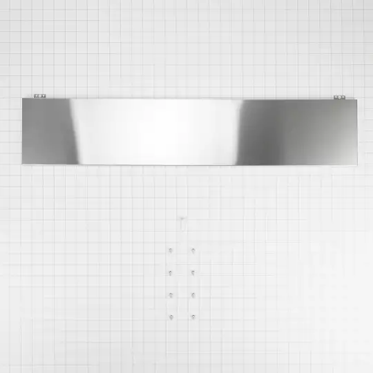 30"l X 6"h Range Hood Rear Panel Liner, For Uxl5430bss Model W10490327