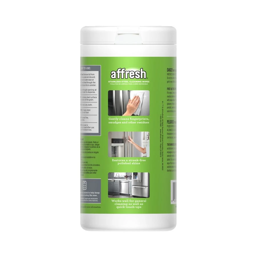 Stainless Steel Cleaning Wipes - 28 Count W10539769, product image 2 of 6