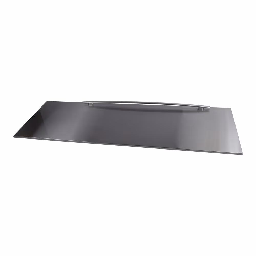 48" Built-In SxS Refrigerator Right Door Panel with Euro-Style Handle, Stainless Steel W10567335, product image 2 of 2