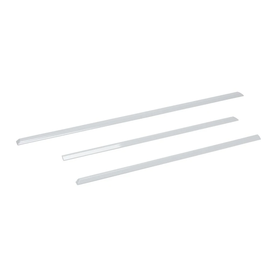 30" Slide-in Range Trim Kit, White, With (1) 30" L Trim Piece, (2) 20" L Trim Pieces, And Installation Instructions W10675027