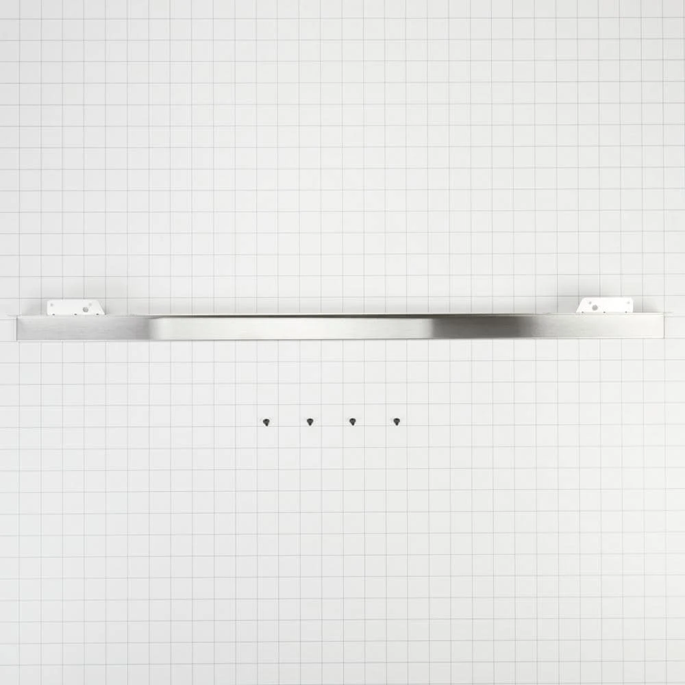 30-IN Warming Drawer Heat Deflector - Black/Stainless Steel W10727416