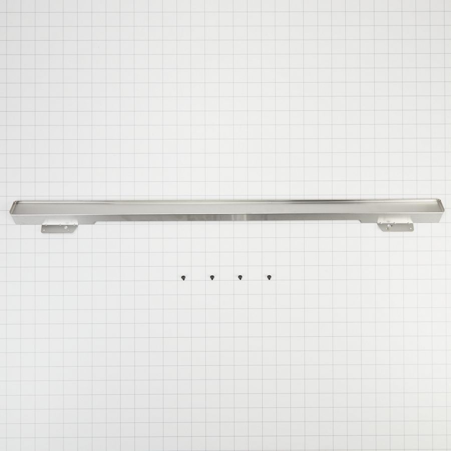 30-in Warming Drawer Heat Deflector - Black/stainless Steel W10727416