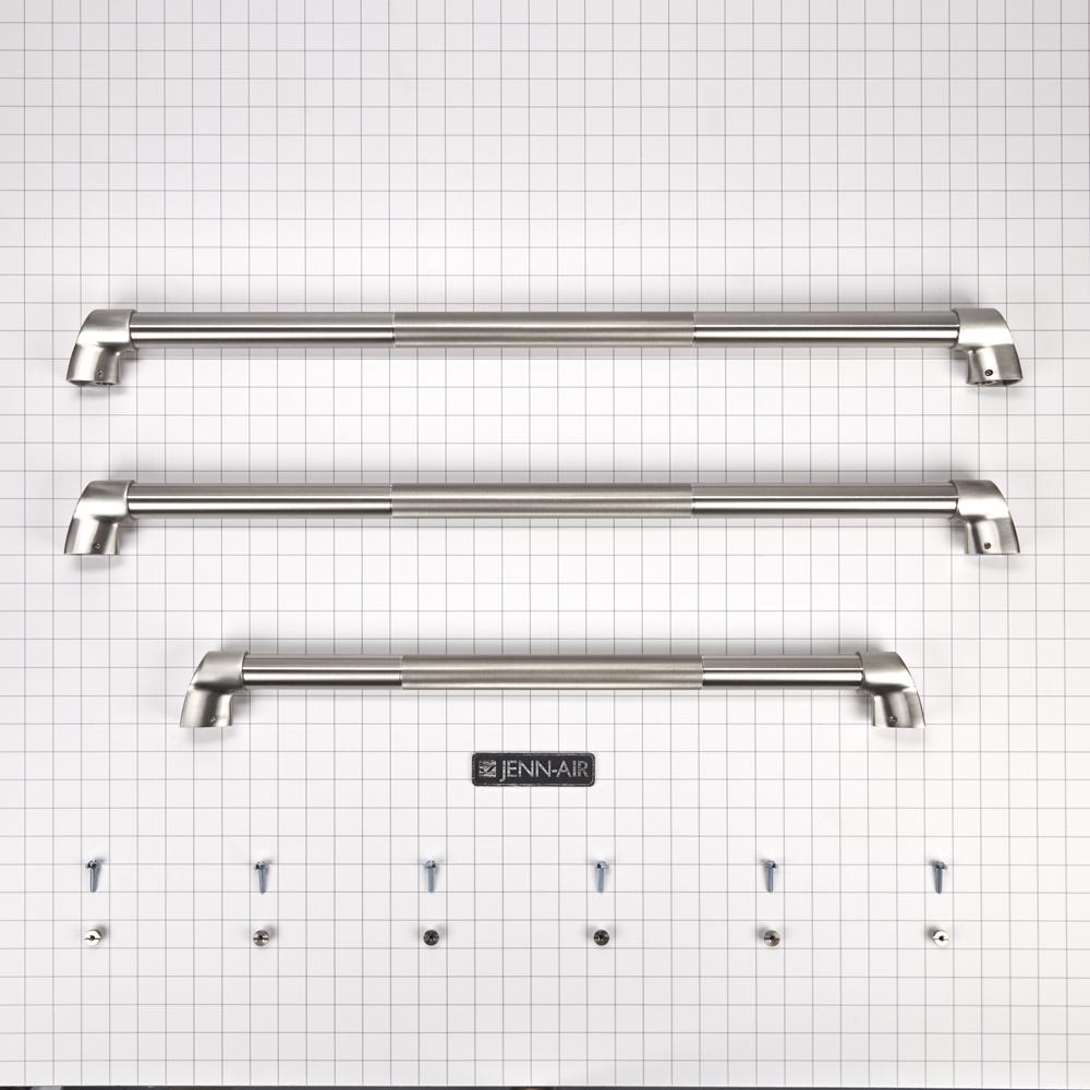 36-IN French Door Refrigerator Pro-Style Handle Kit - Stainless Steel for JF36NXFXDE Model W10745429