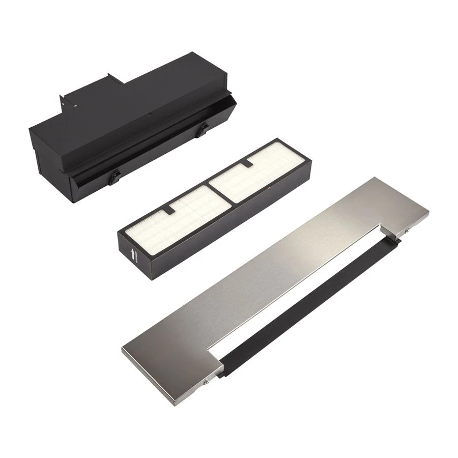 Range Ductless Downdraft Vent Kit, Stainless Steel, Fits Jes1750es, Jds1750es, And Jds1750ep, Size: 29.8" L X 0.7" W X 6.3" H W10748976