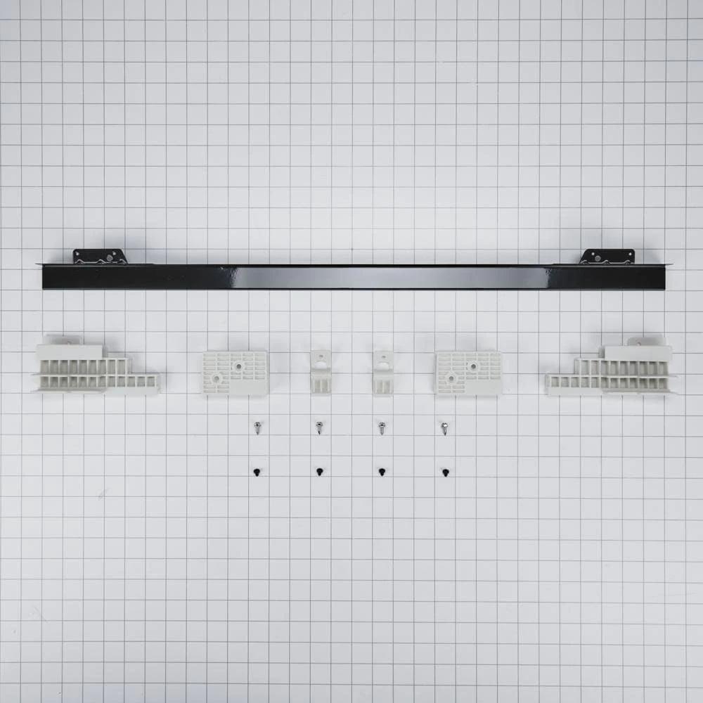 30" Wall Range Flush Installation Trim Kit, Black W10752688