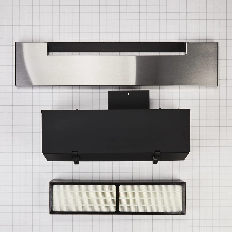 Range Hood Vsi Ductless Downdraft Vent Kit, Stainless Steel, Fits Kseg1750ess And Ksdg1750ess,size: 31" L X 20" W X 7-1/2" H view 2