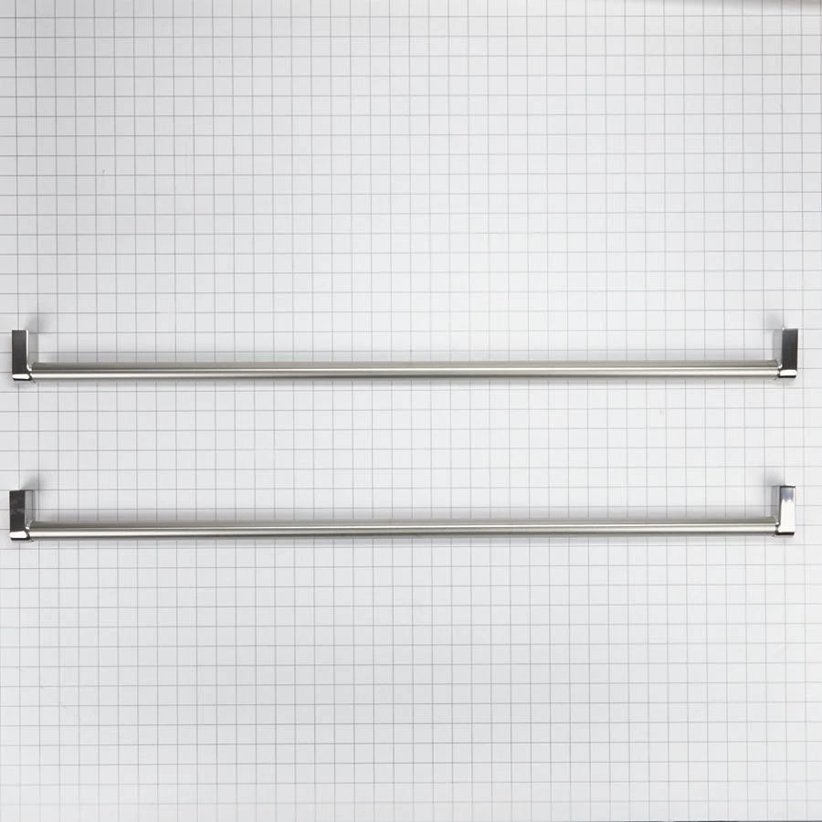 KitchenAid Side-by-Side Refrigerator Handle Kit with Two Handles for Panel-Ready Models W10782873