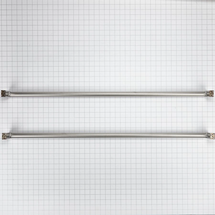 KitchenAid Side-by-Side Refrigerator Handle Kit with Two Handles for Panel-Ready Models W10782873