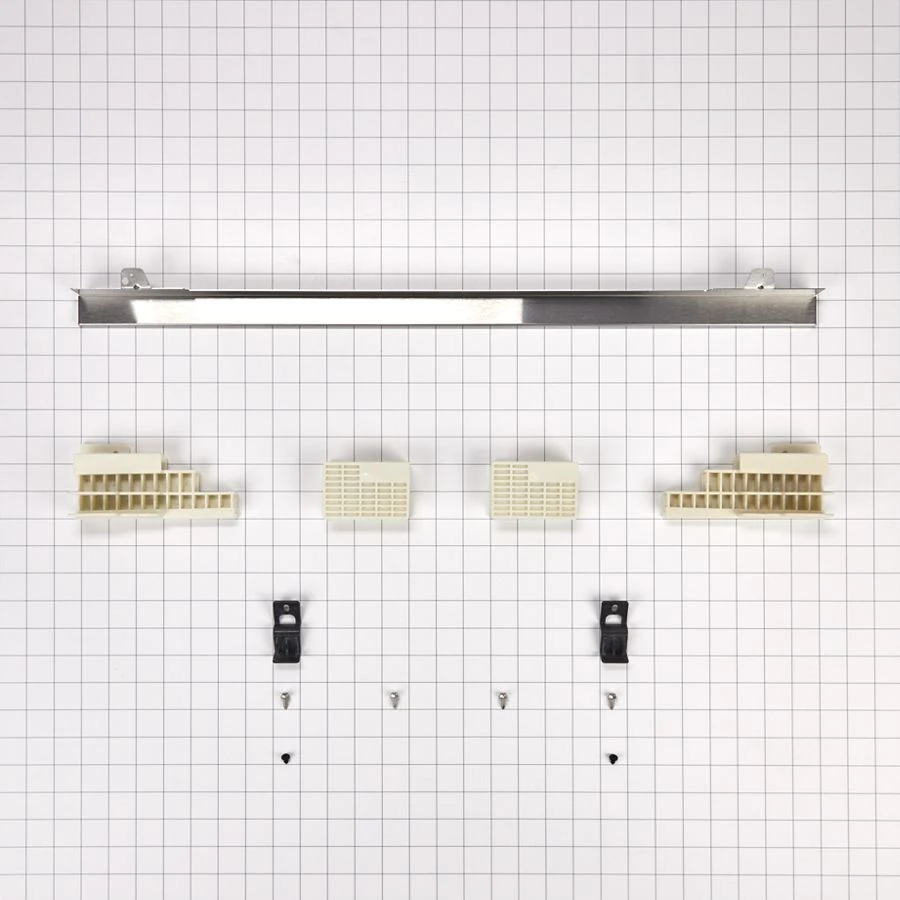 JennAir 27-IN Oven Flush Installation Trim Kit - Stainless Steel for Built-In Oven/Microwave Combination Models (JMW2427DS) W10801481