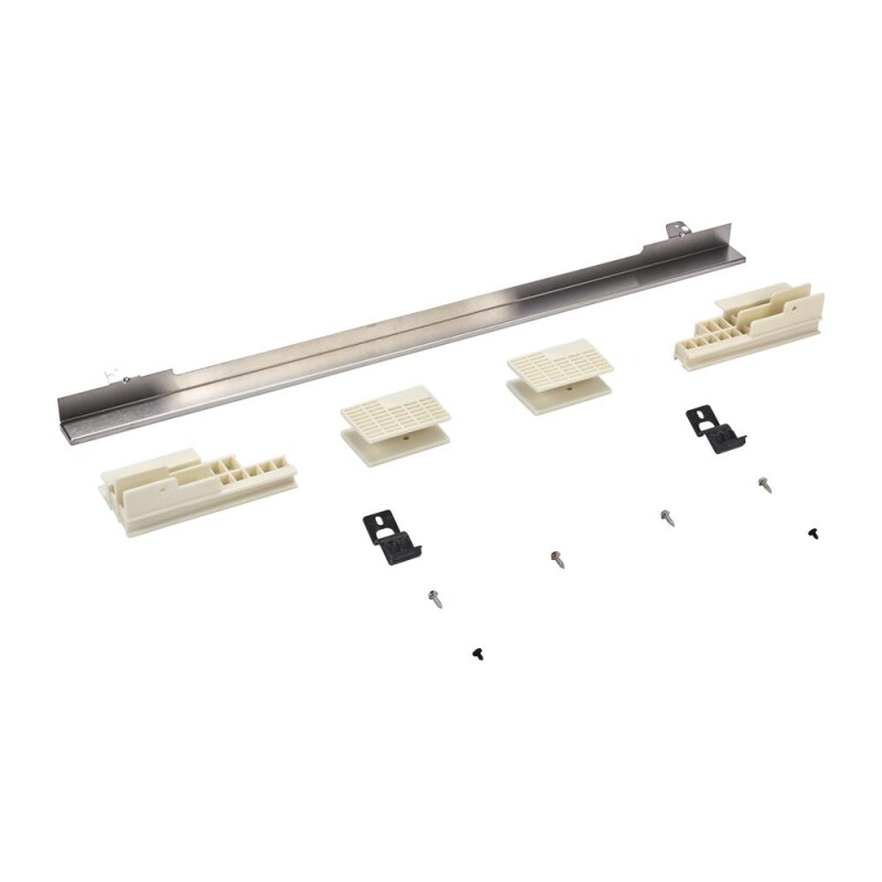 Built-In Range Flush Installation Trim Kit, Stainless Steel W10801481