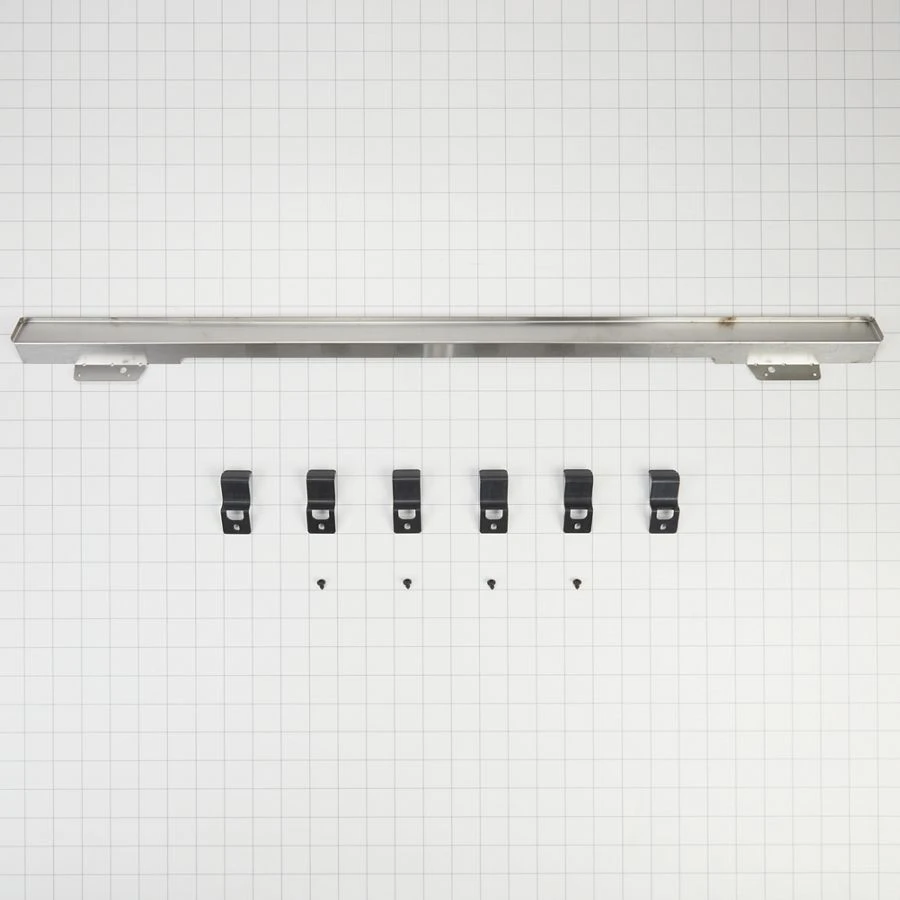 Built-in Range Flush Installation Trim Kit, Stainless Steel, Fits Jjw3430ds, Jjw3430dp, Jjw3830ds, And Jjw3830dp W10837579