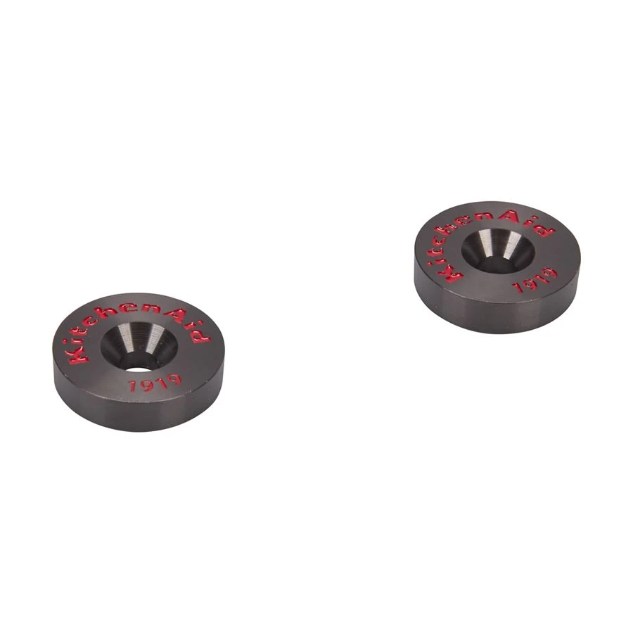 Refrigerator Handle Medallion Kit with 2 Medallions and Wrenches for KAD Models - Black W10846206