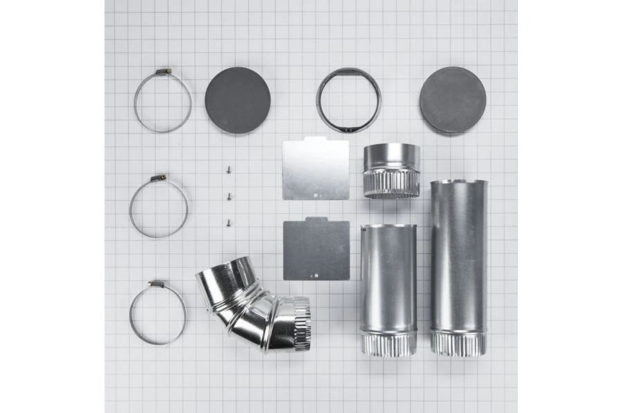 4-way dryer side vent kit that fits WED9500EC, WED9500EW, WGD9500EC, WGD9500EW, YWED9500EC, and YWED9500EW W10858320