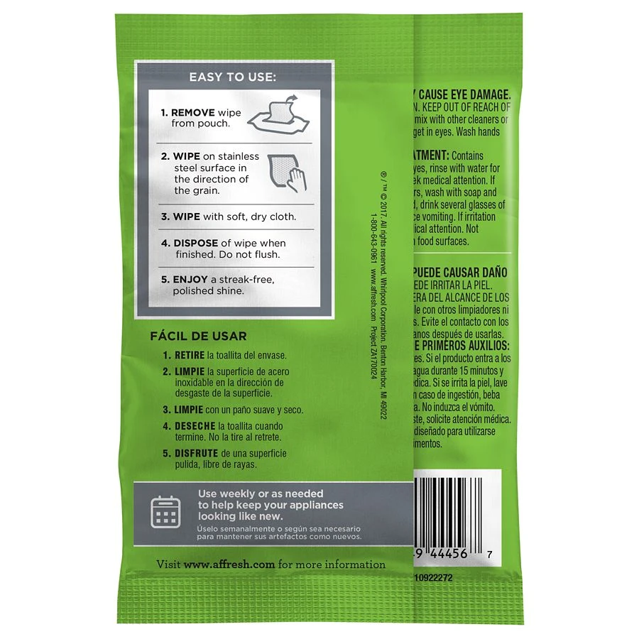 Stainless Steel Cleaning Wipes W10922272, product image 2 of 2