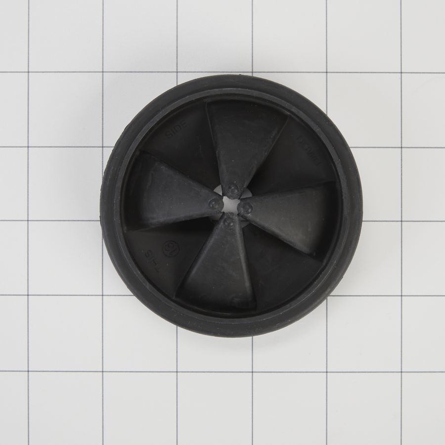 Disposer Splash Guard With Flexible Rubber Sink Baffle (3 1/2-in D) W11087190