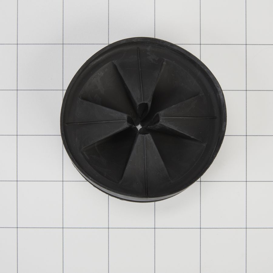 Disposer Splash Guard With Flexible Rubber Sink Baffle (3 1/2-in D) W11087190
