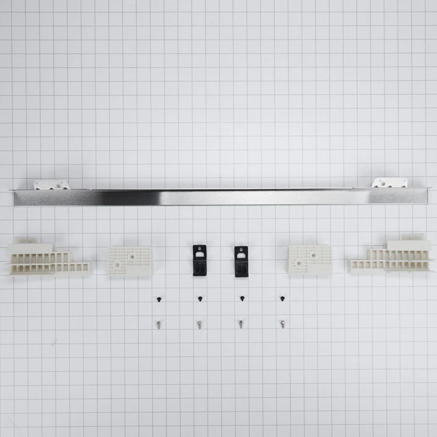 30" Combination Wall Range Flush Installation Trim Kit, Stainless Steel W11123004