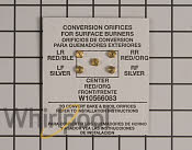 Range/Stove/Oven Conversion Kit W11126047