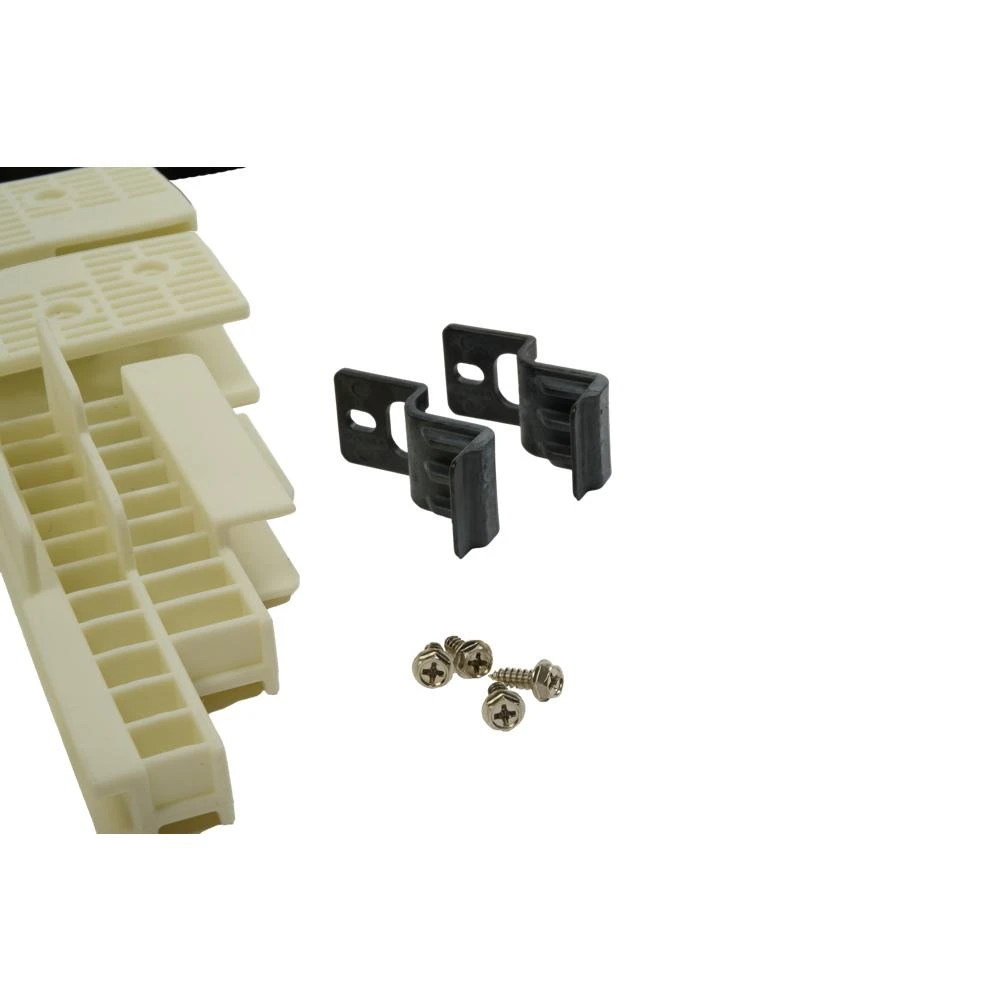 27" Combination Wall Range Flush Installation Trim Kit, White, fits WOC54EC7HB W11173686