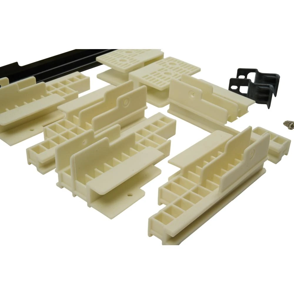27" Combination Wall Range Flush Installation Trim Kit, White, fits WOC54EC7HB W11173686
