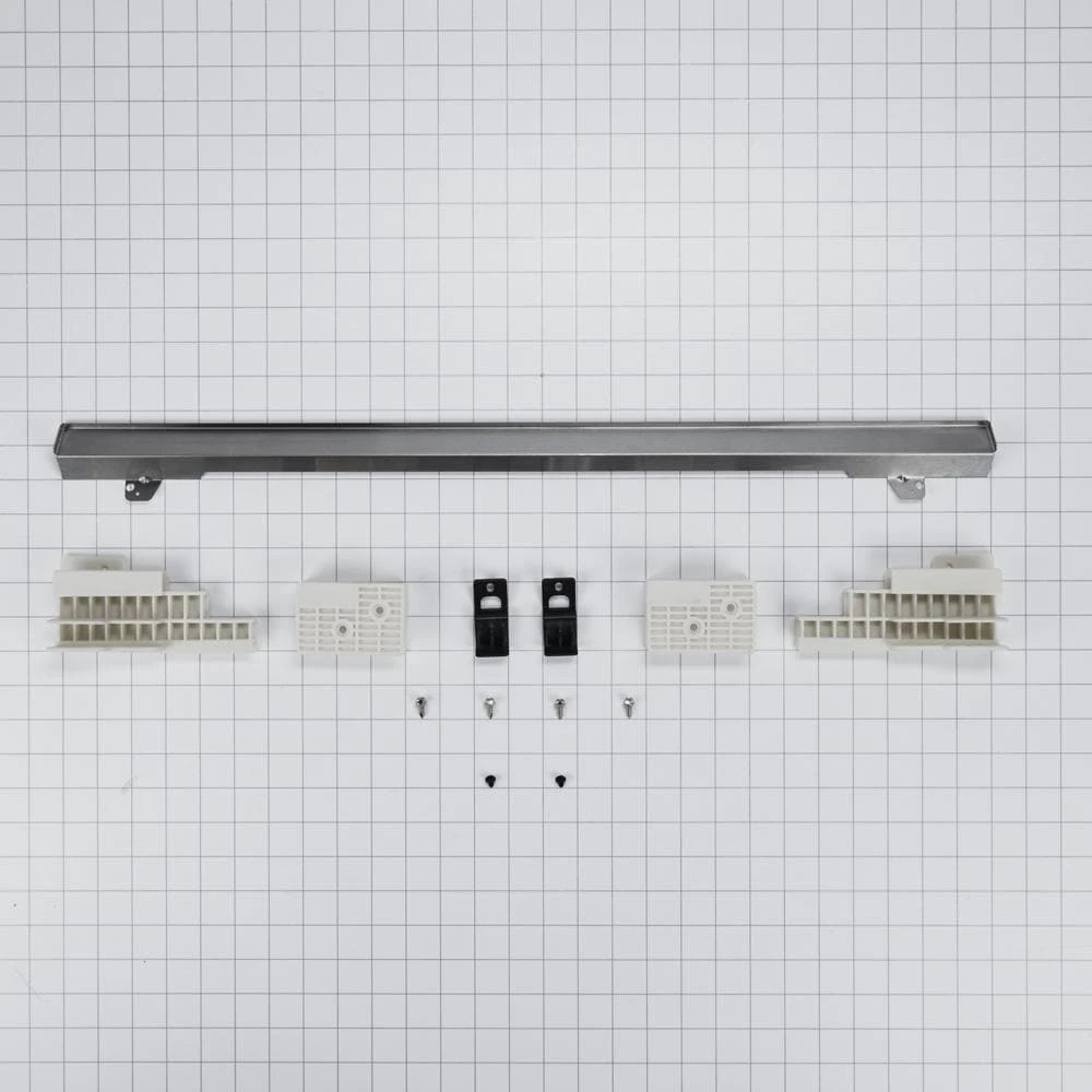 27" Combination Wall Range Flush Installation Trim Kit, Stainless Steel W11173695
